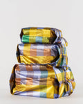 3D Zip Set - Madras Metallic