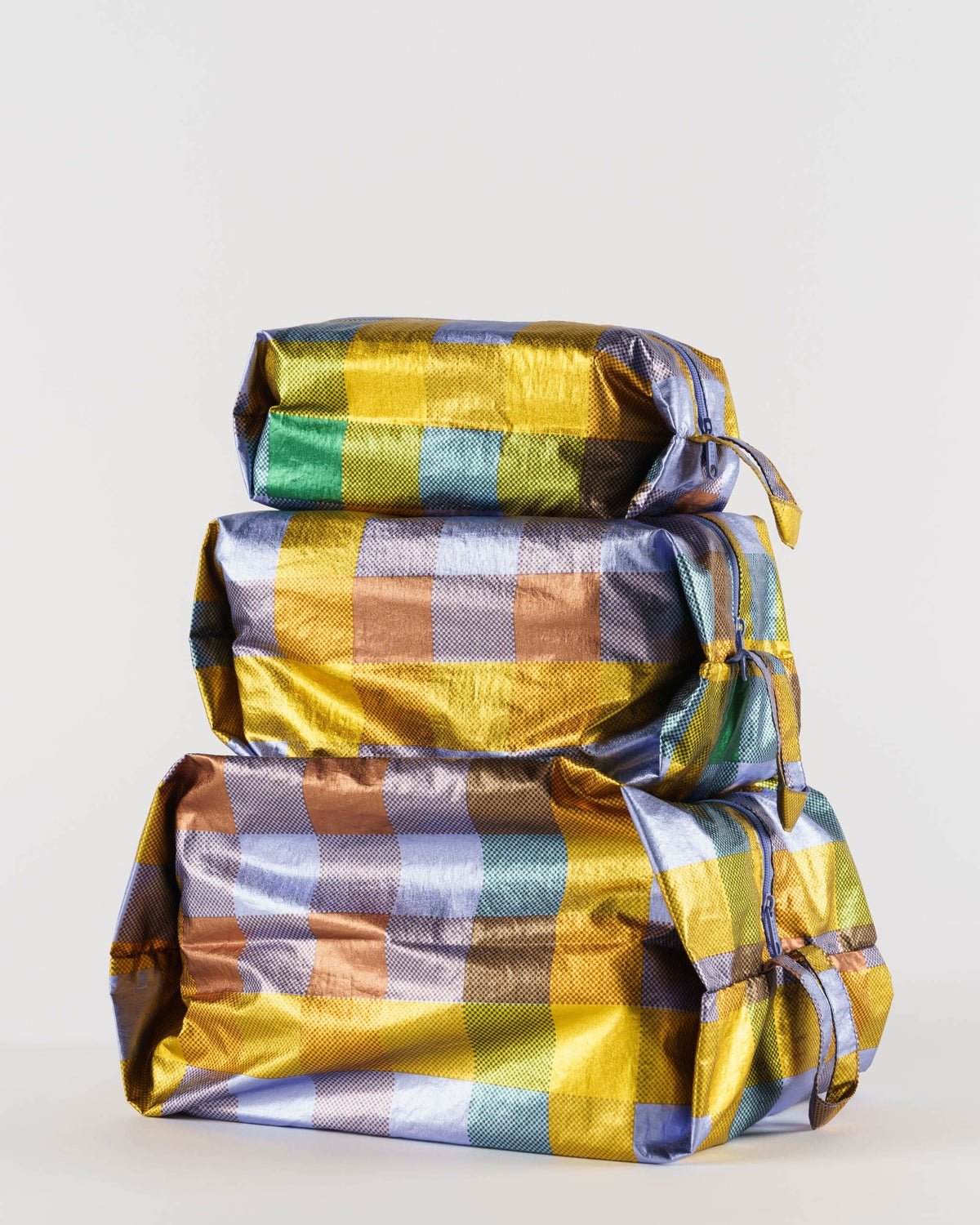 3D Zip Set - Madras Metallic