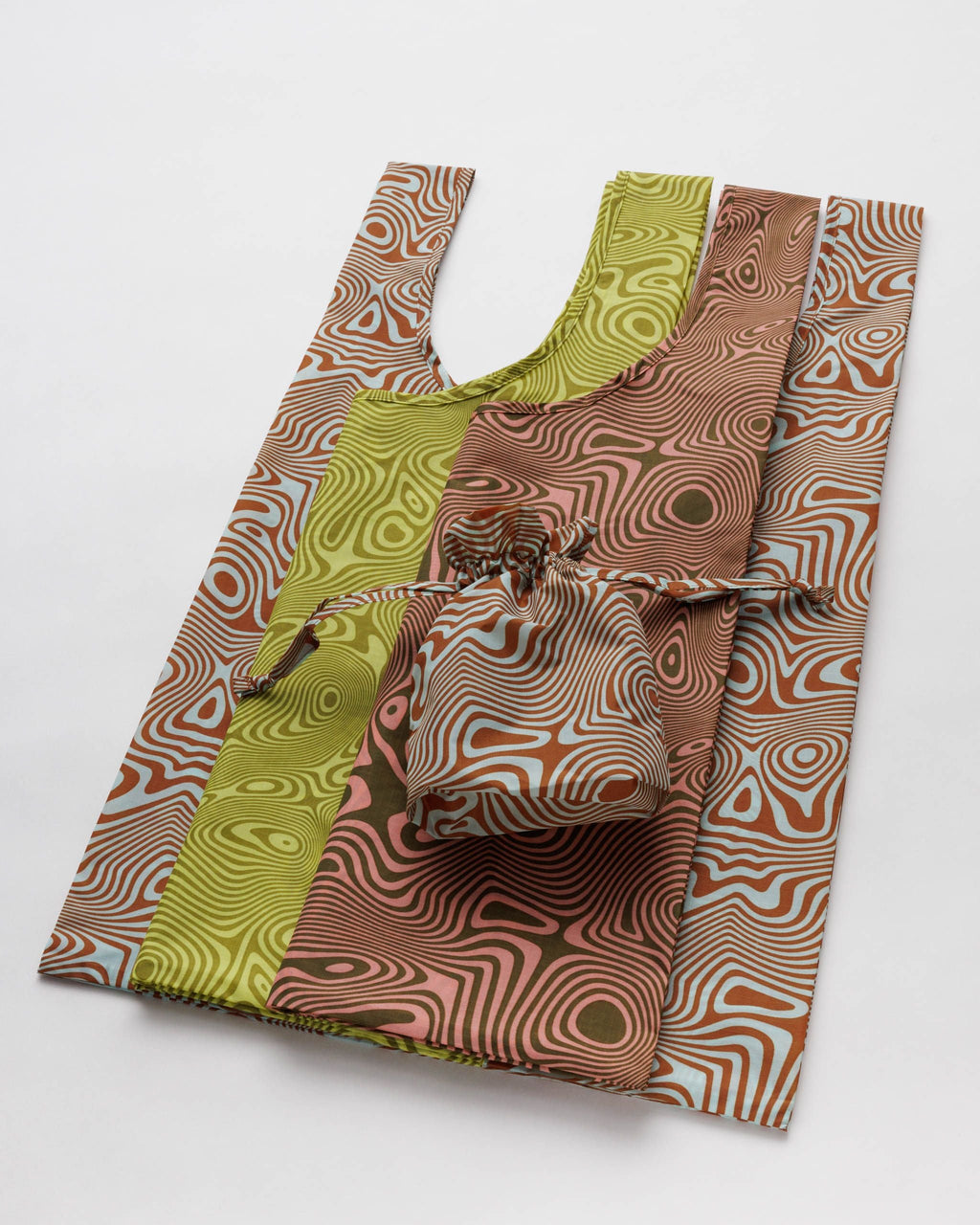 Standard Baggu Set of 3 - Trippy Swirl