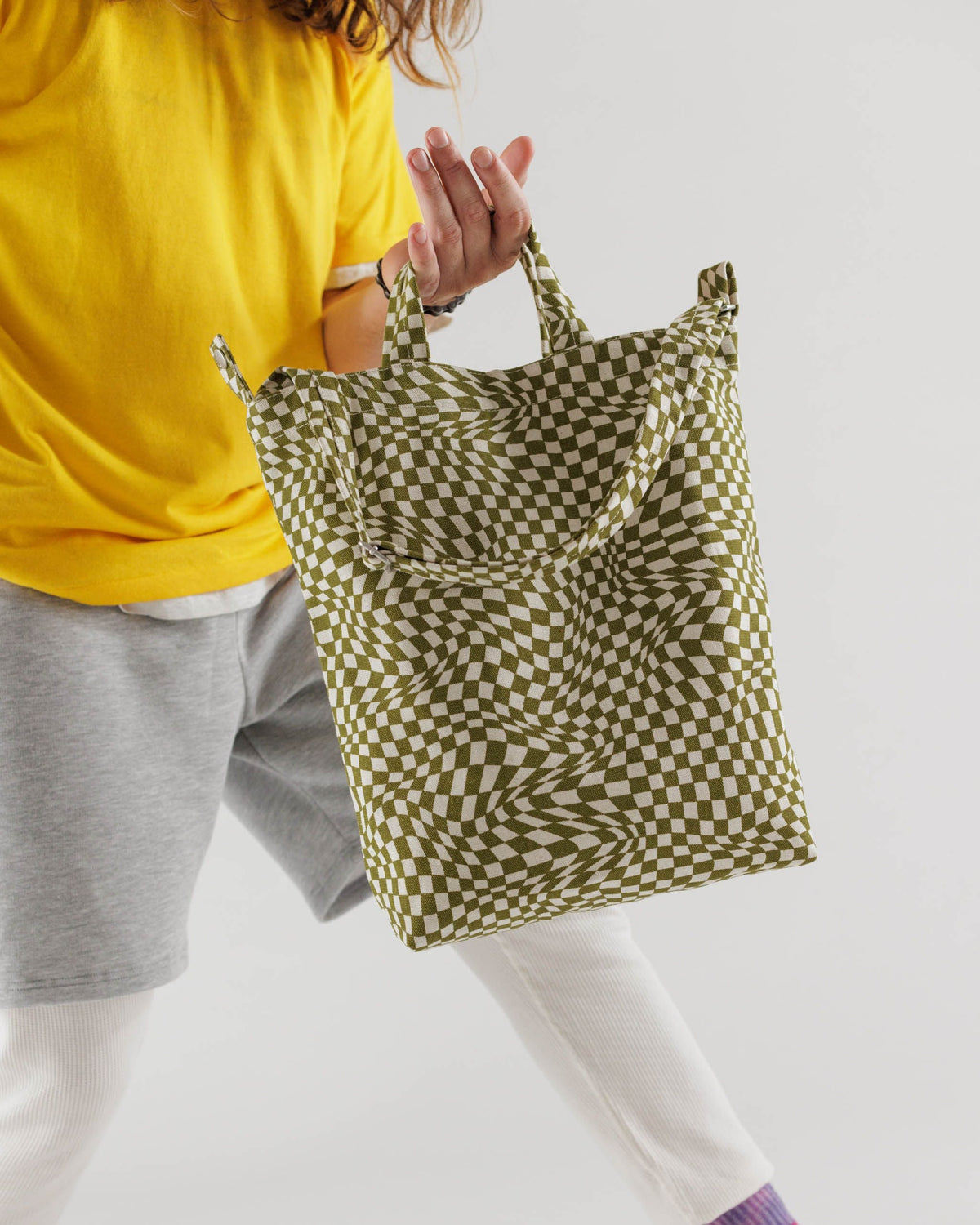 Duck Bag - Moss Trippy Checker