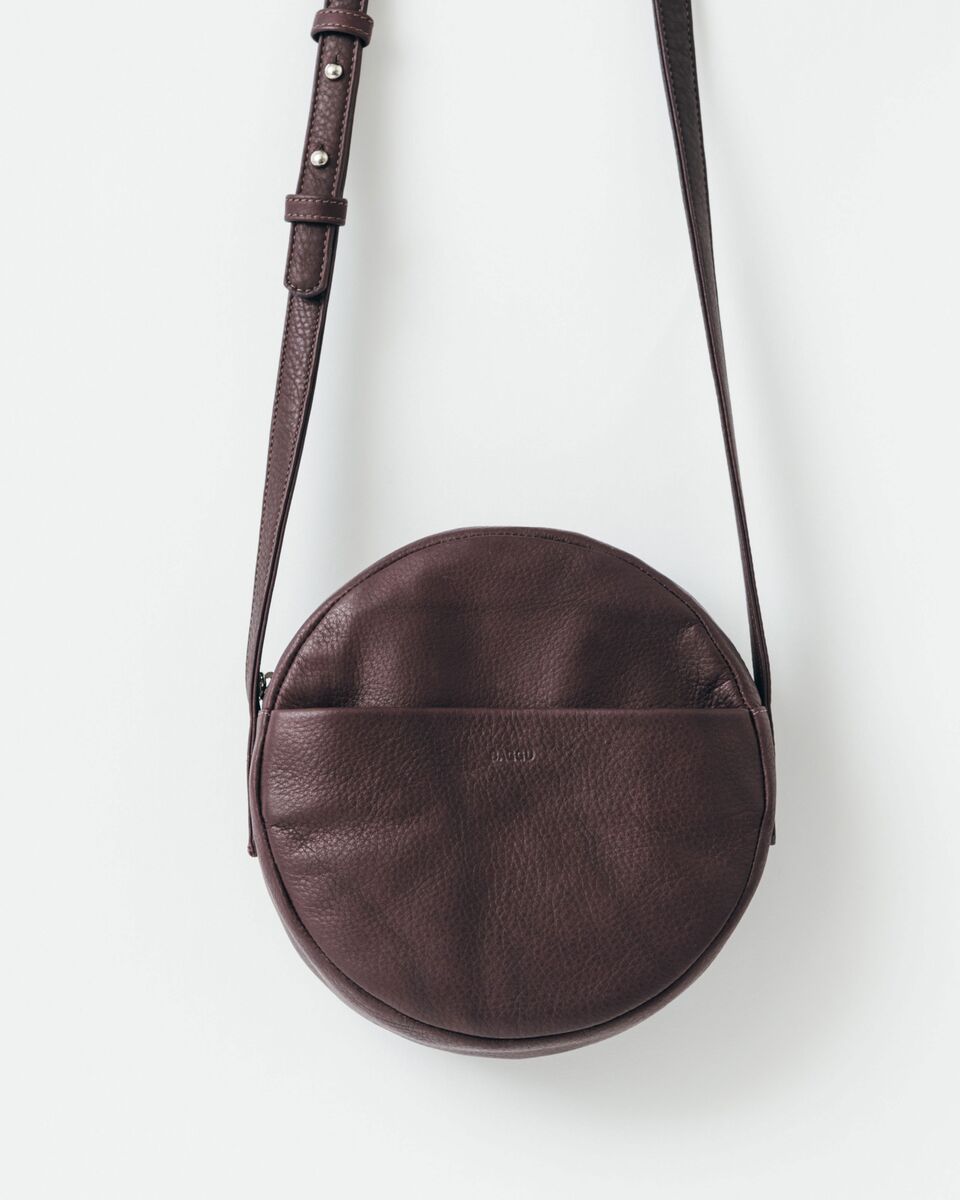 Circle Purse- Oxblood