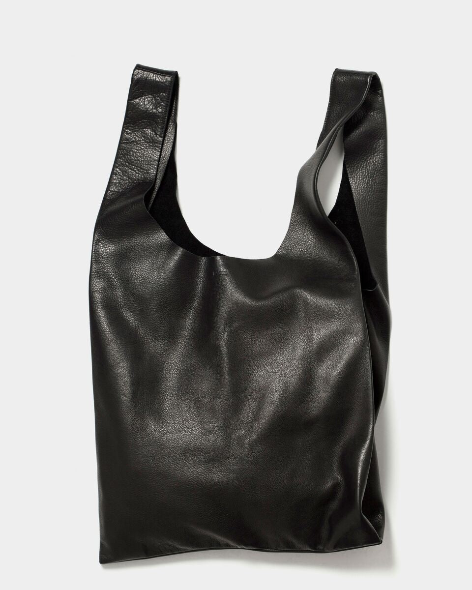 Leather Baggu - Black