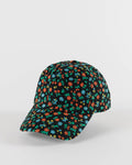 Baseball Cap - Black Calico Floral