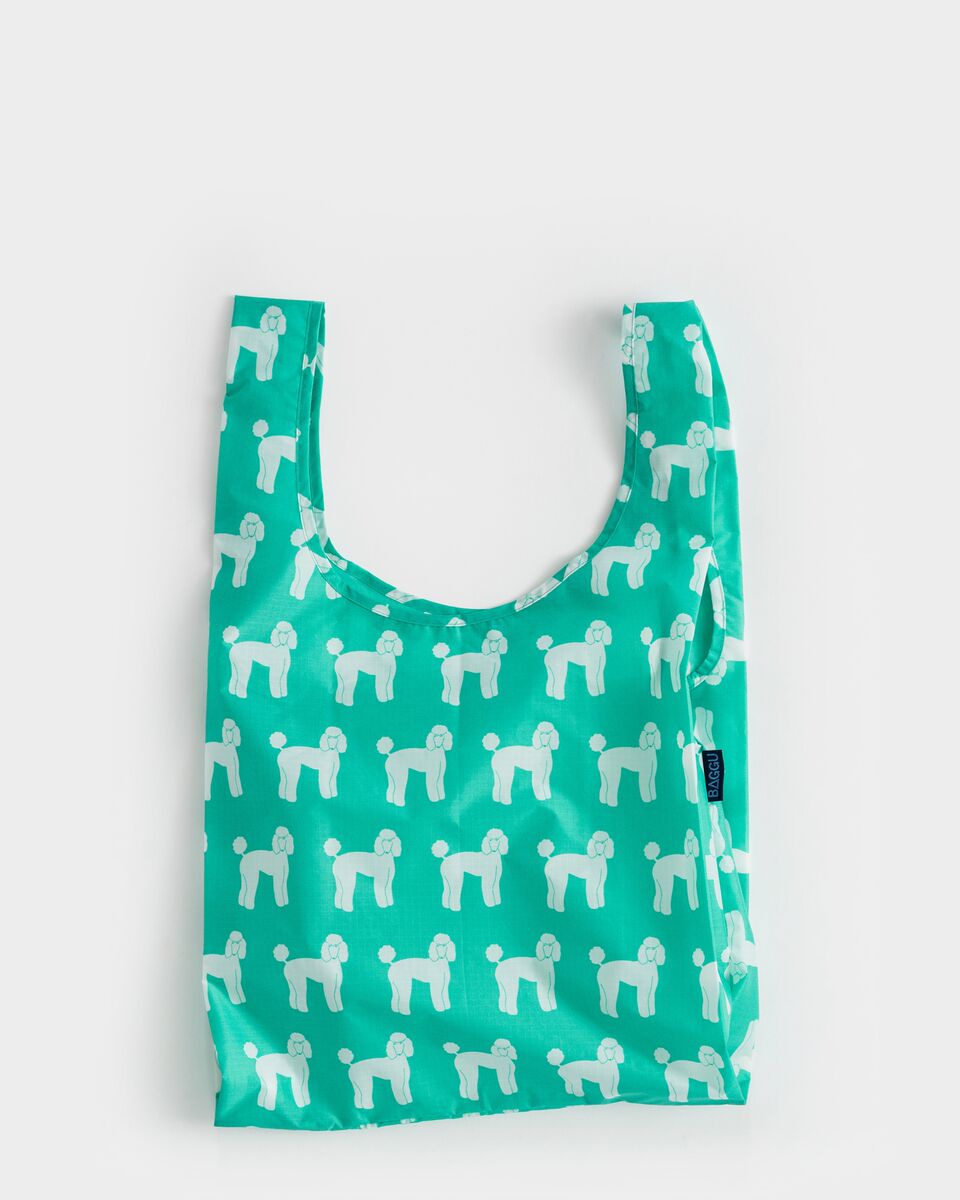 Standard Baggu - Aqua Poodle - 1030