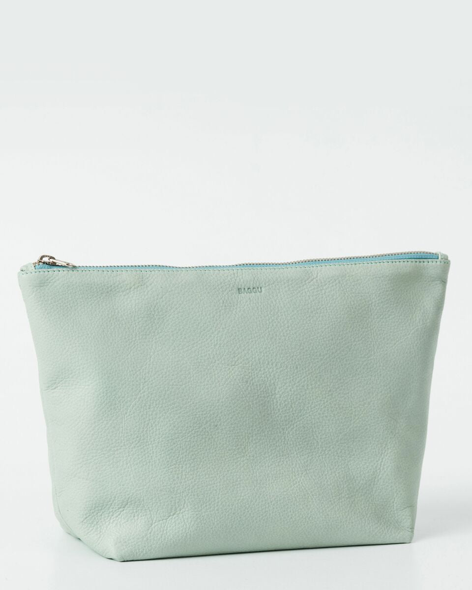 Stash Clutch Large - Sea Glass -BK