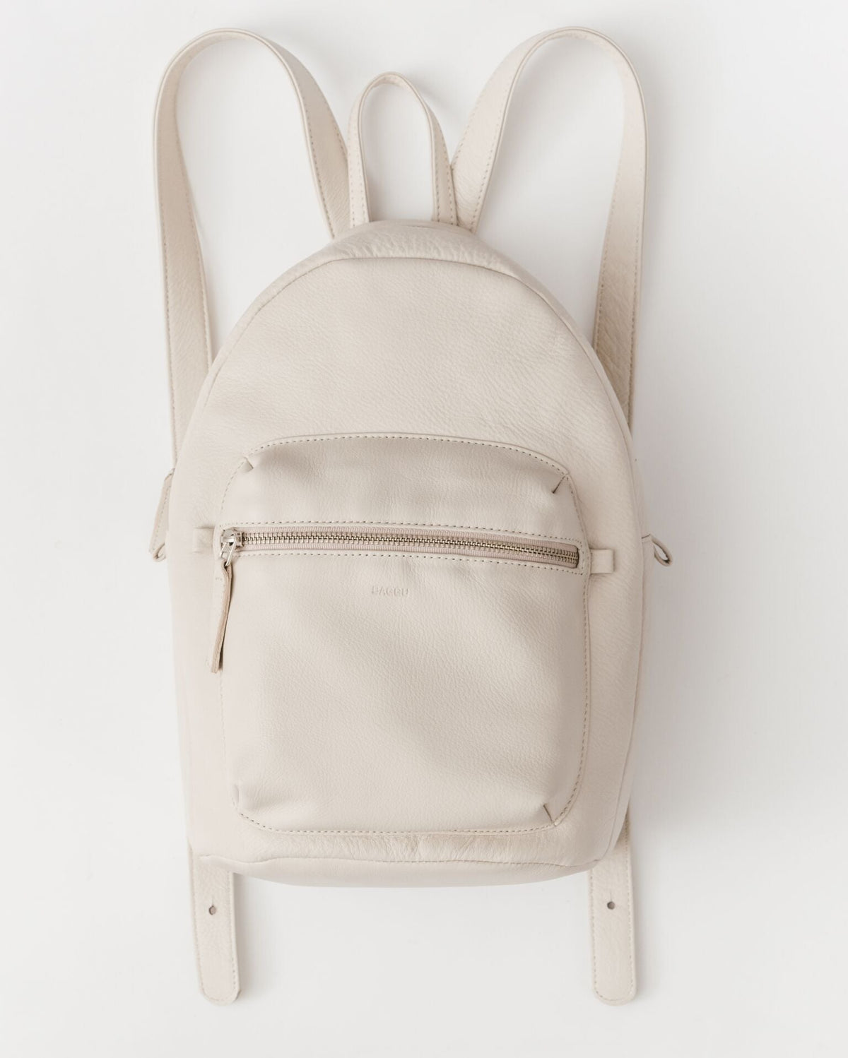 Leather Backpack - Stone