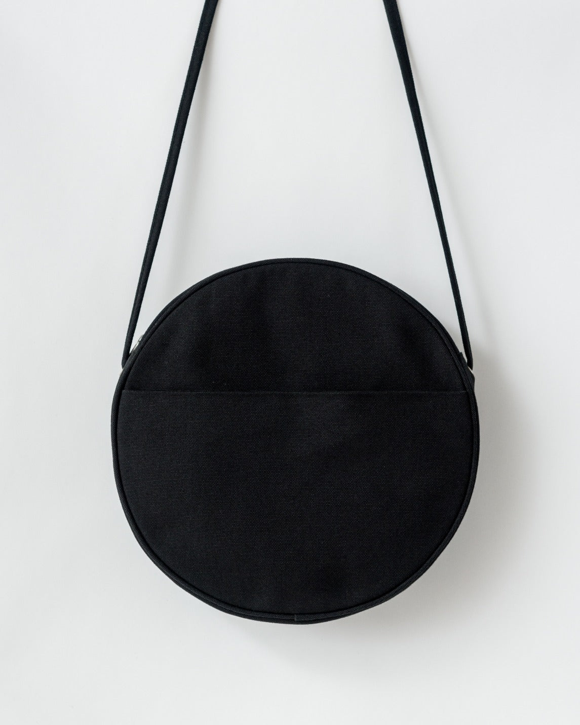 Large Canvas Circle Purse
