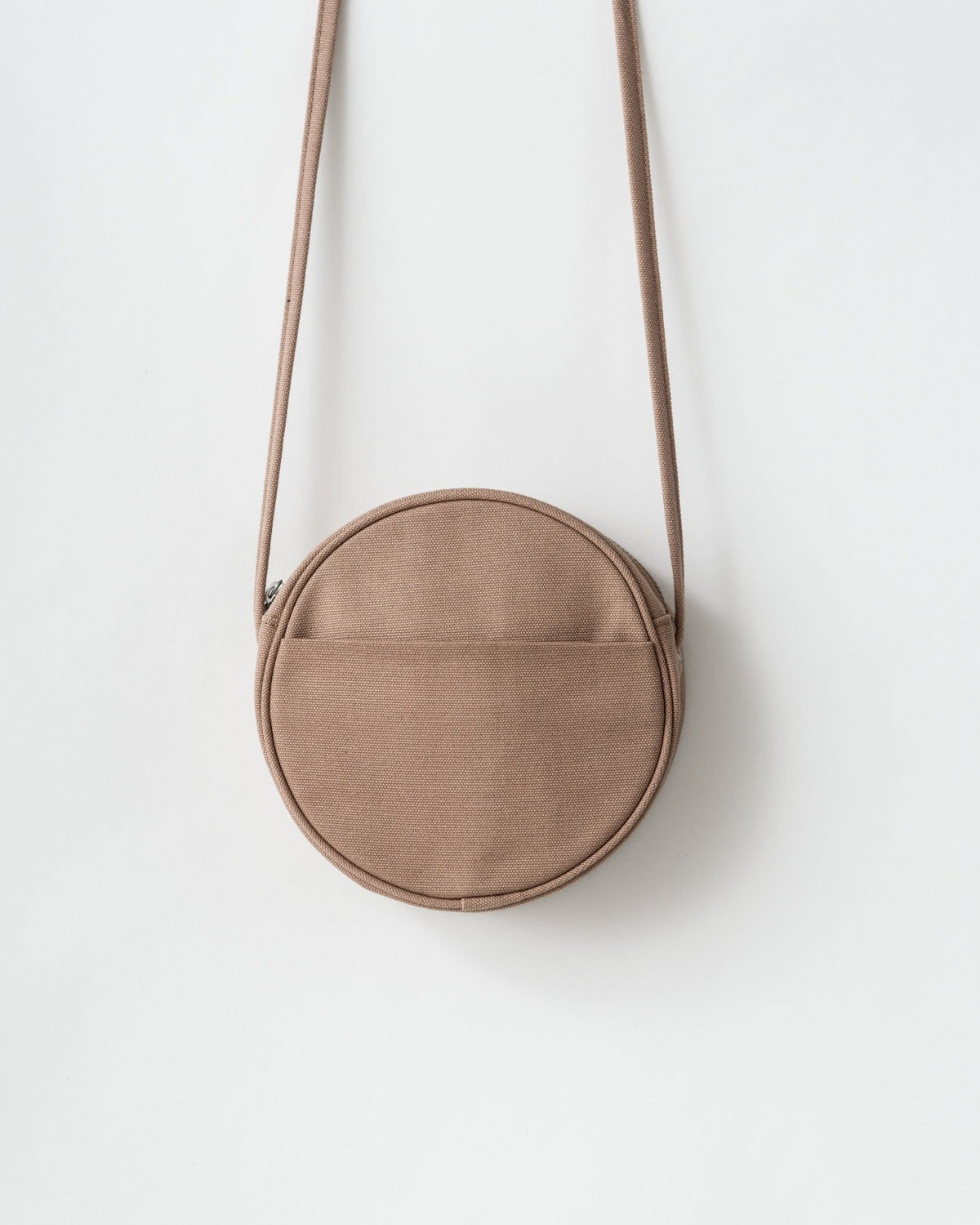 Small Canvas Circle Purse - Fawn