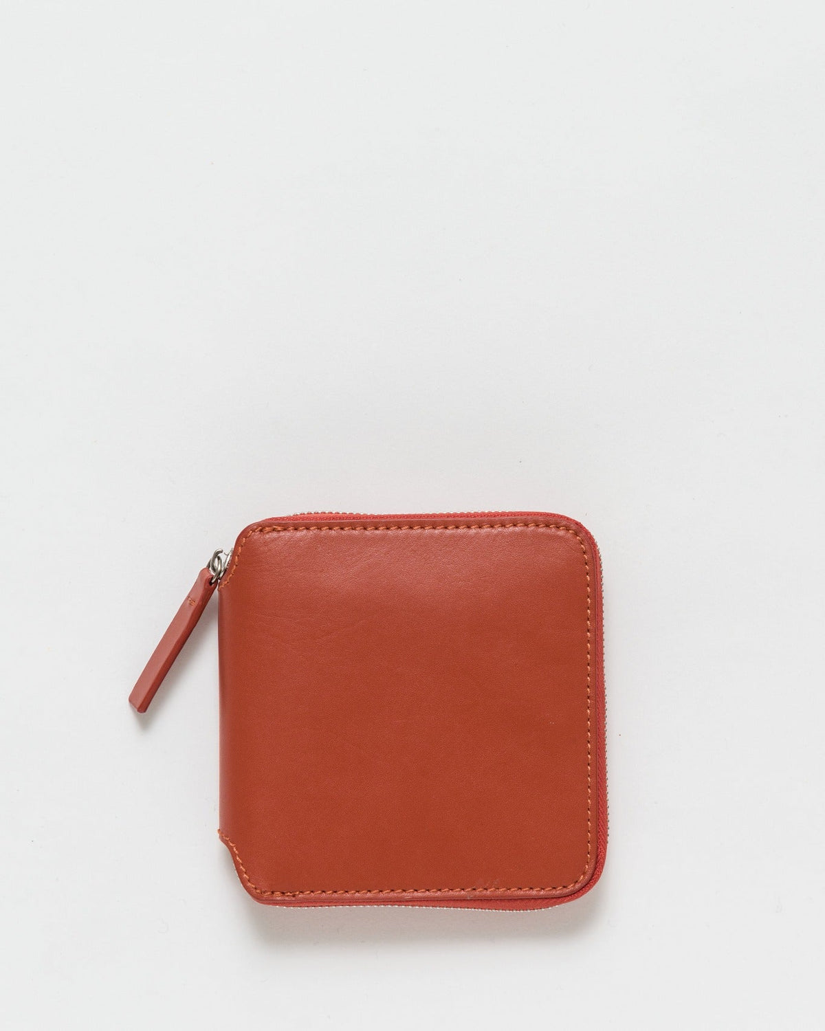 Square Wallet - Brick Red