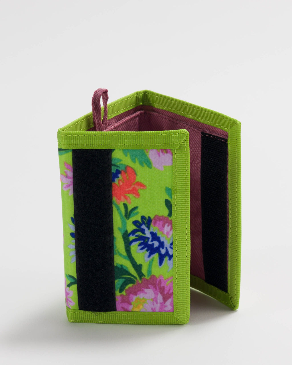 Nylon Wallet - Lime Rose