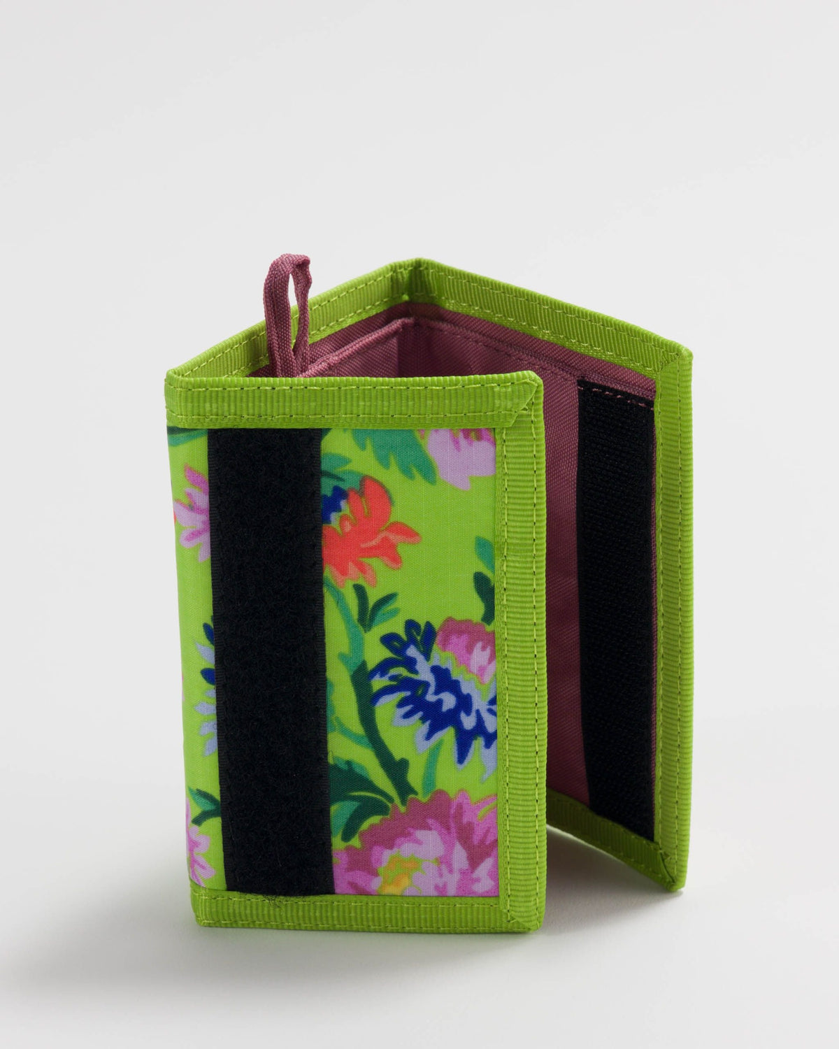 Nylon Wallet - Lime Rose