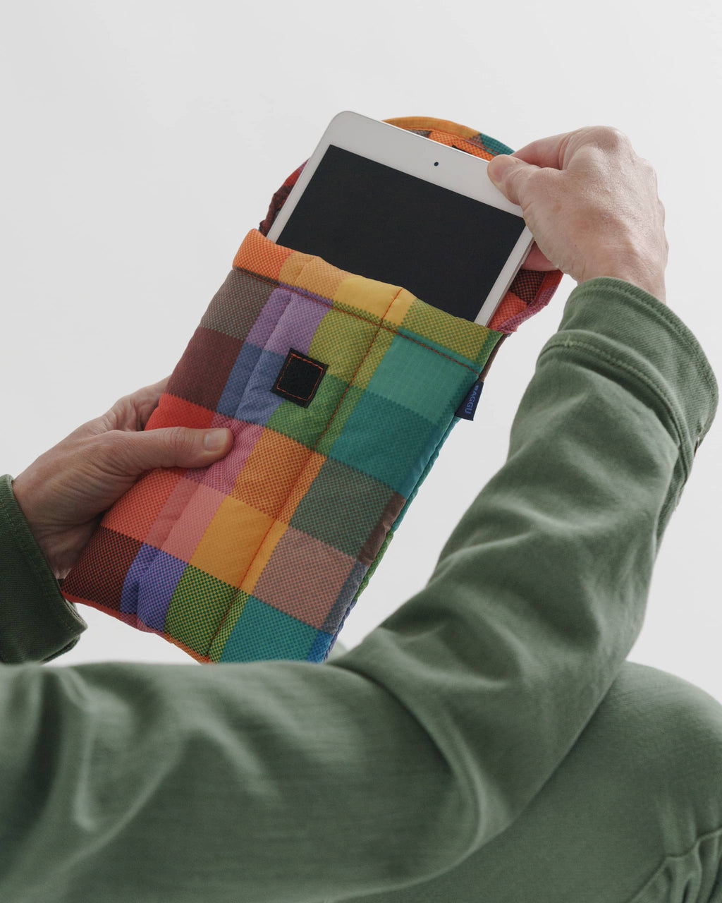 Puffy Tablet Sleeve 8" - Madras No. 1
