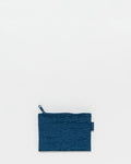 Small Flat Zip - Indigo