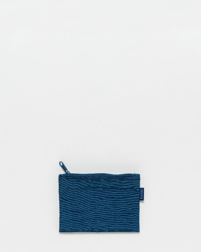 Small Flat Zip - Indigo