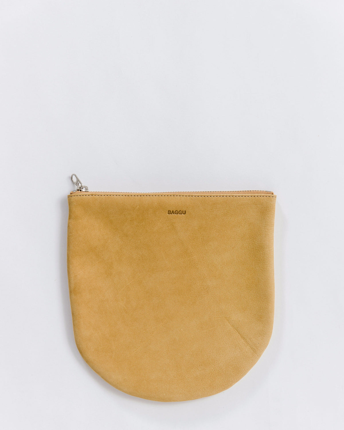 Large U Pouch - Honey Nubuck