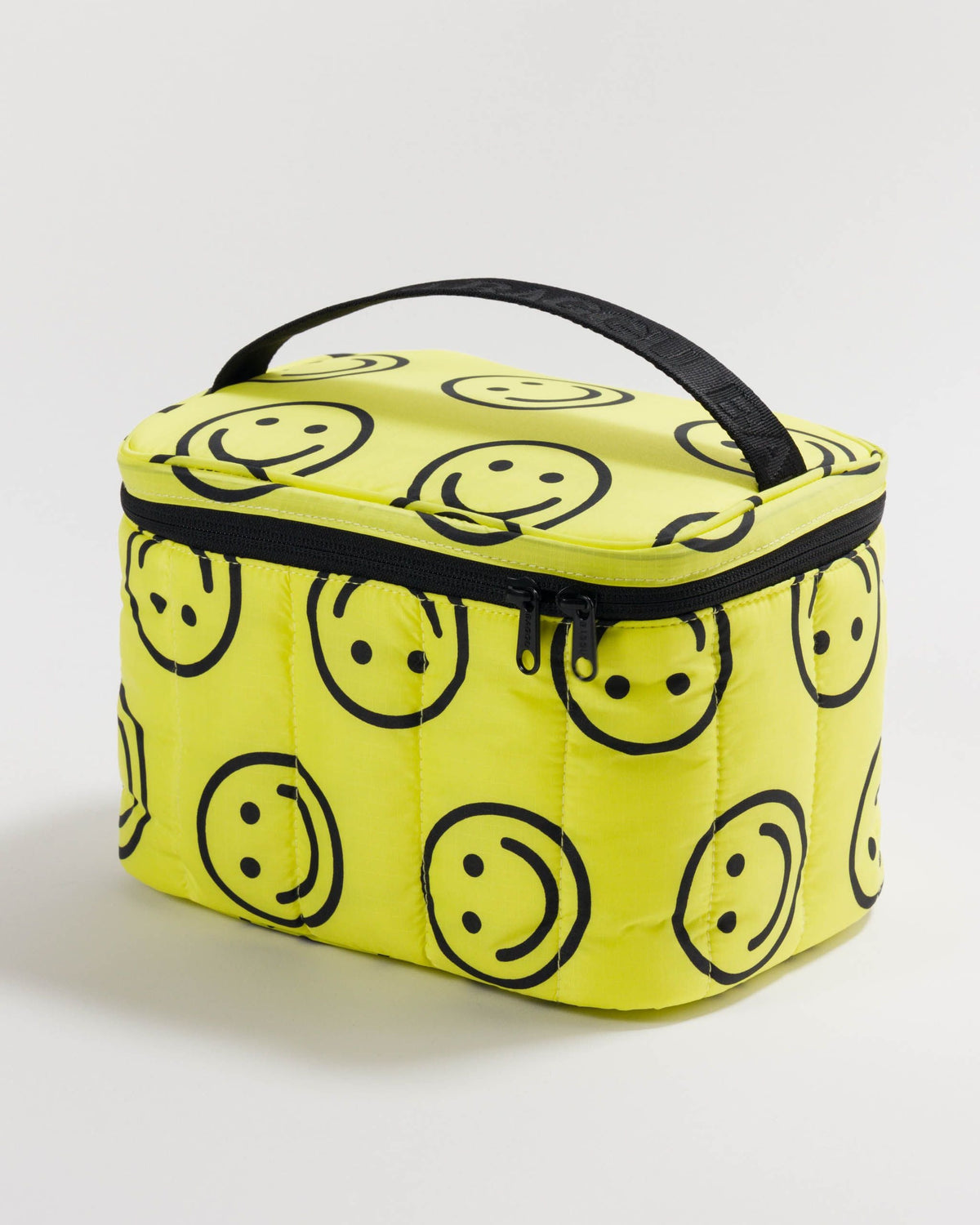 Puffy Lunch Bag - Yellow Happy