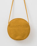 Medium Canvas Circle Purse - Ochre