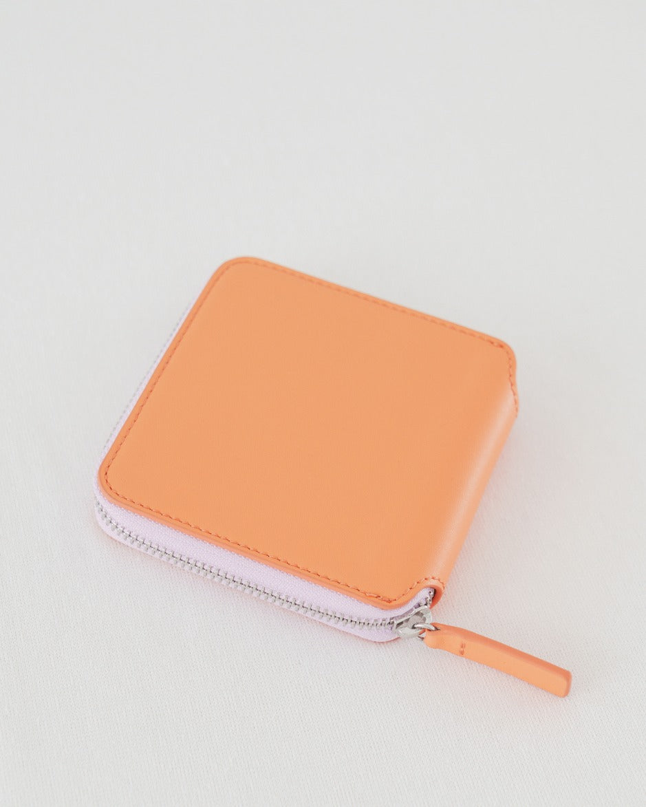 Square Wallet - Orange Sherbet