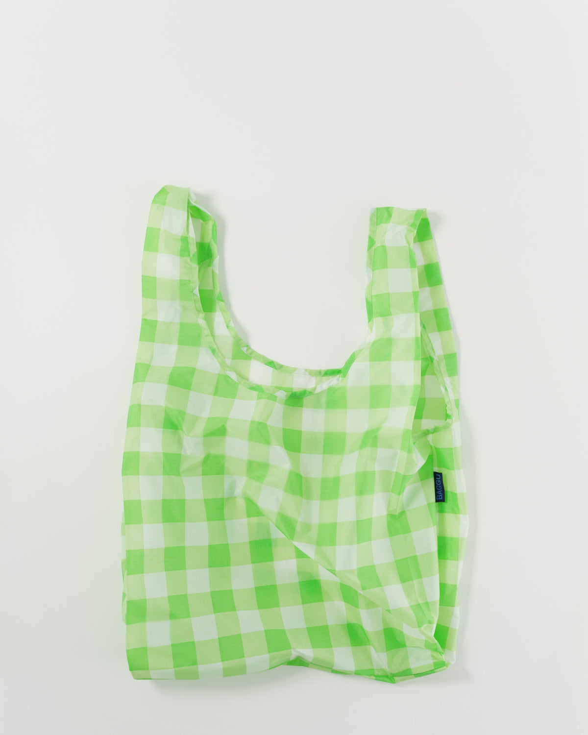 Standard Baggu - Big Check Lime