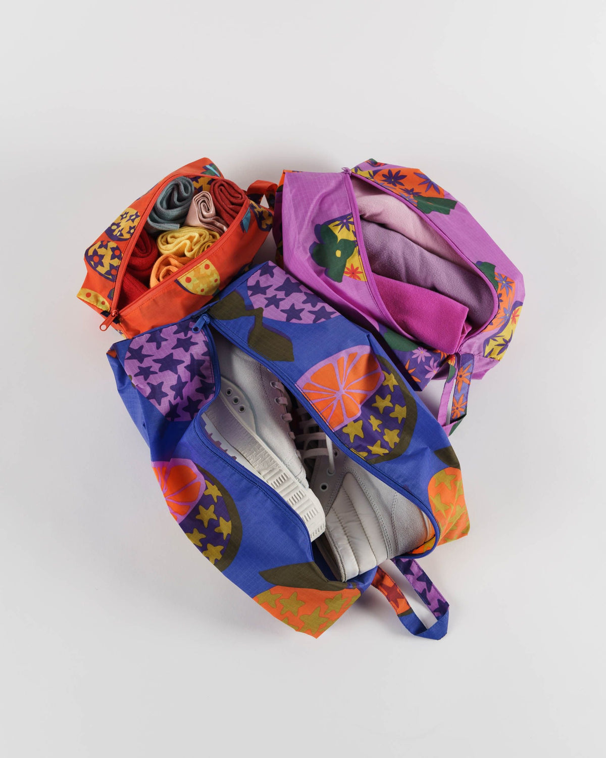 3D Zip Set - Collaged Fruit
