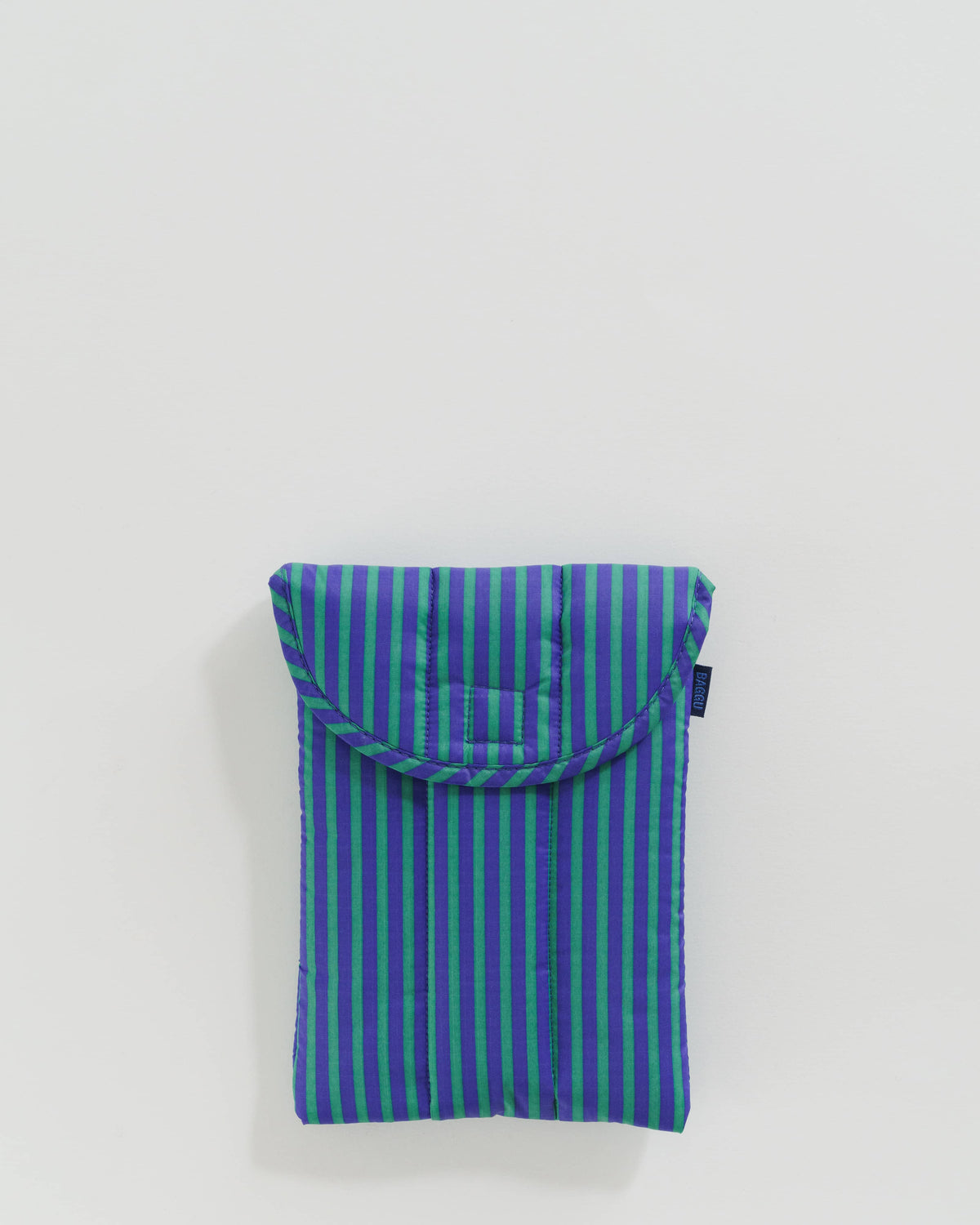 Puffy Tablet Sleeve 8" - Cobalt and Jade Stripe