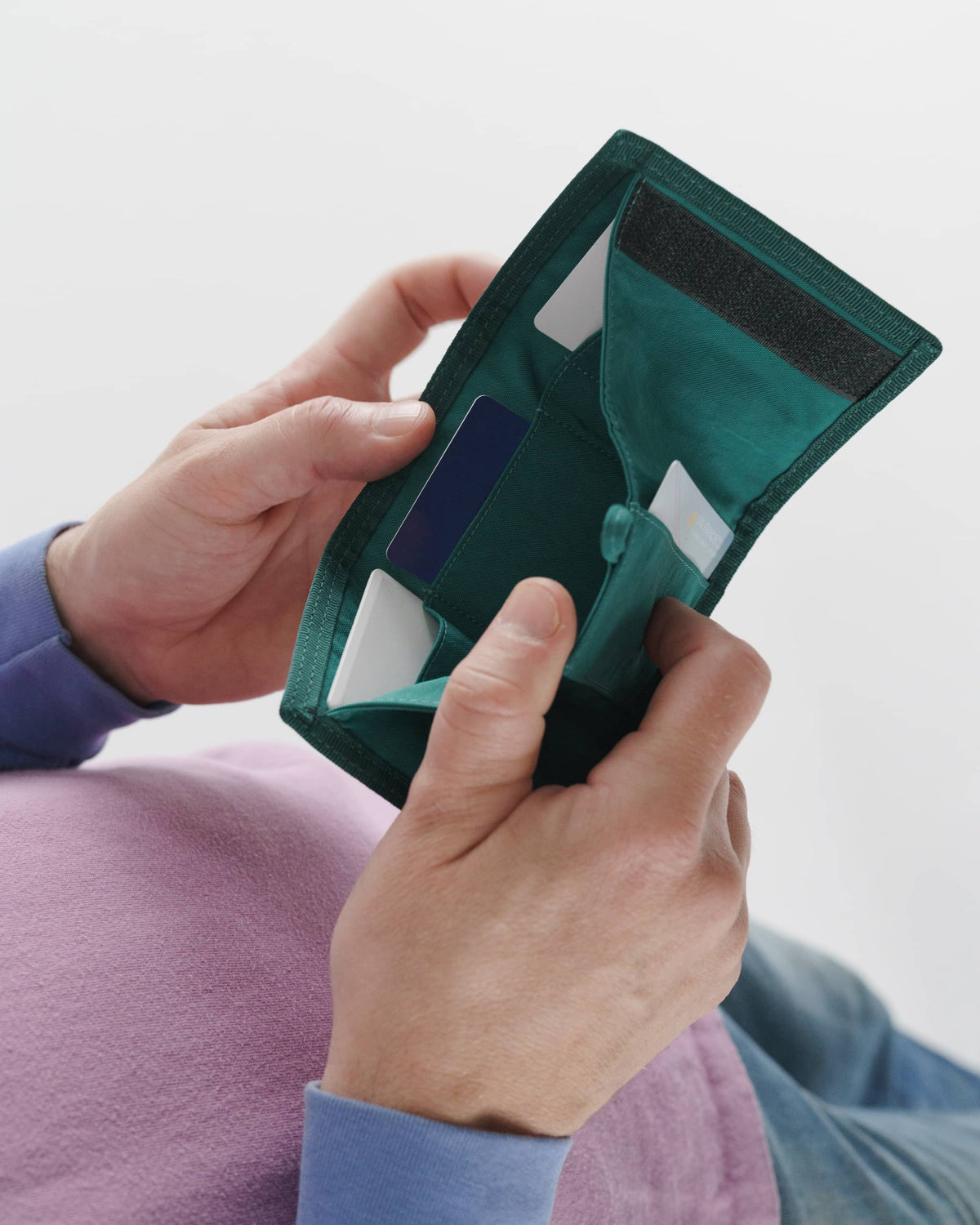 Nylon Wallet - Malachite