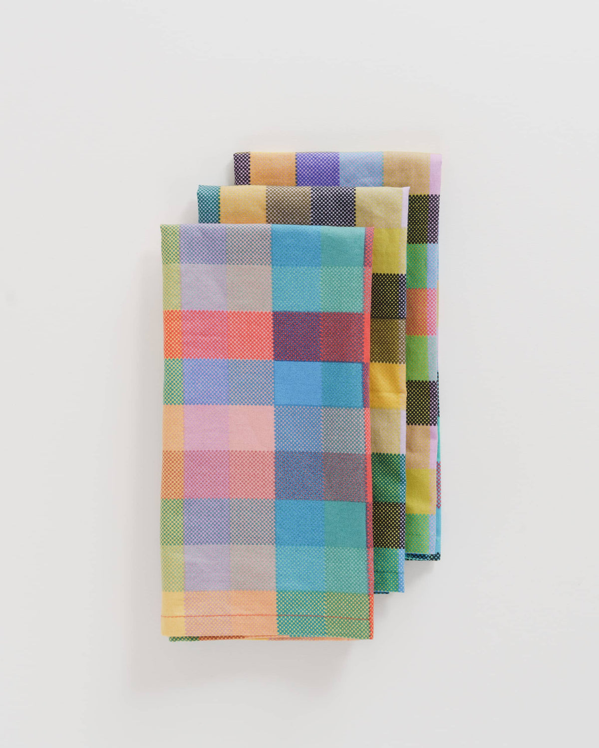 Reusable Cloth Set - Madras Mix