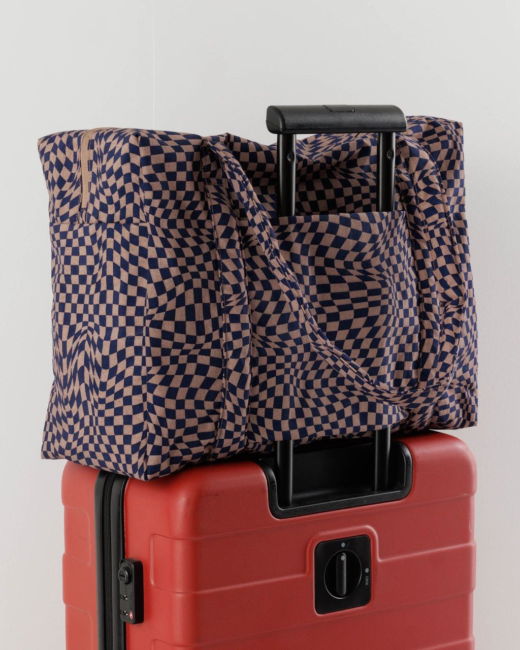 Cloud Carry-on - Indigo Trippy Checker