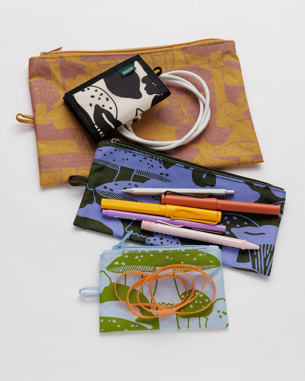 Flat Pouch Set - Mushroom Mix