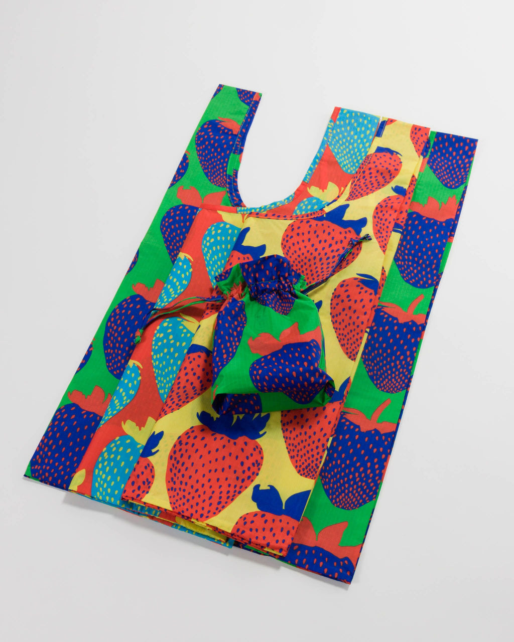 Standard Baggu Set of 3 - Electric Strawberries