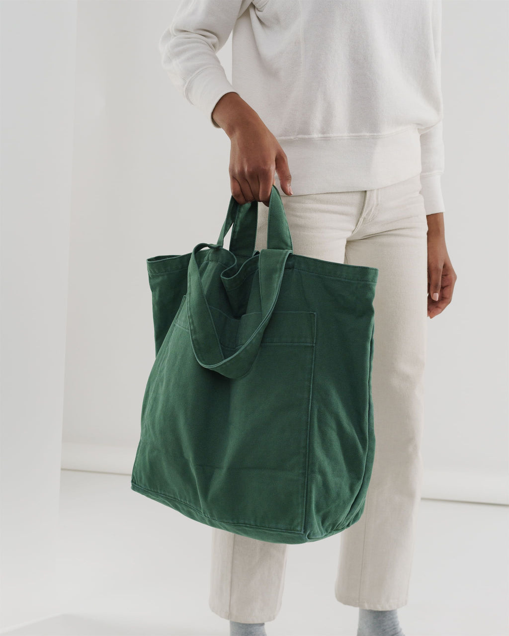 Giant Pocket Tote - Washed Eucalyptus