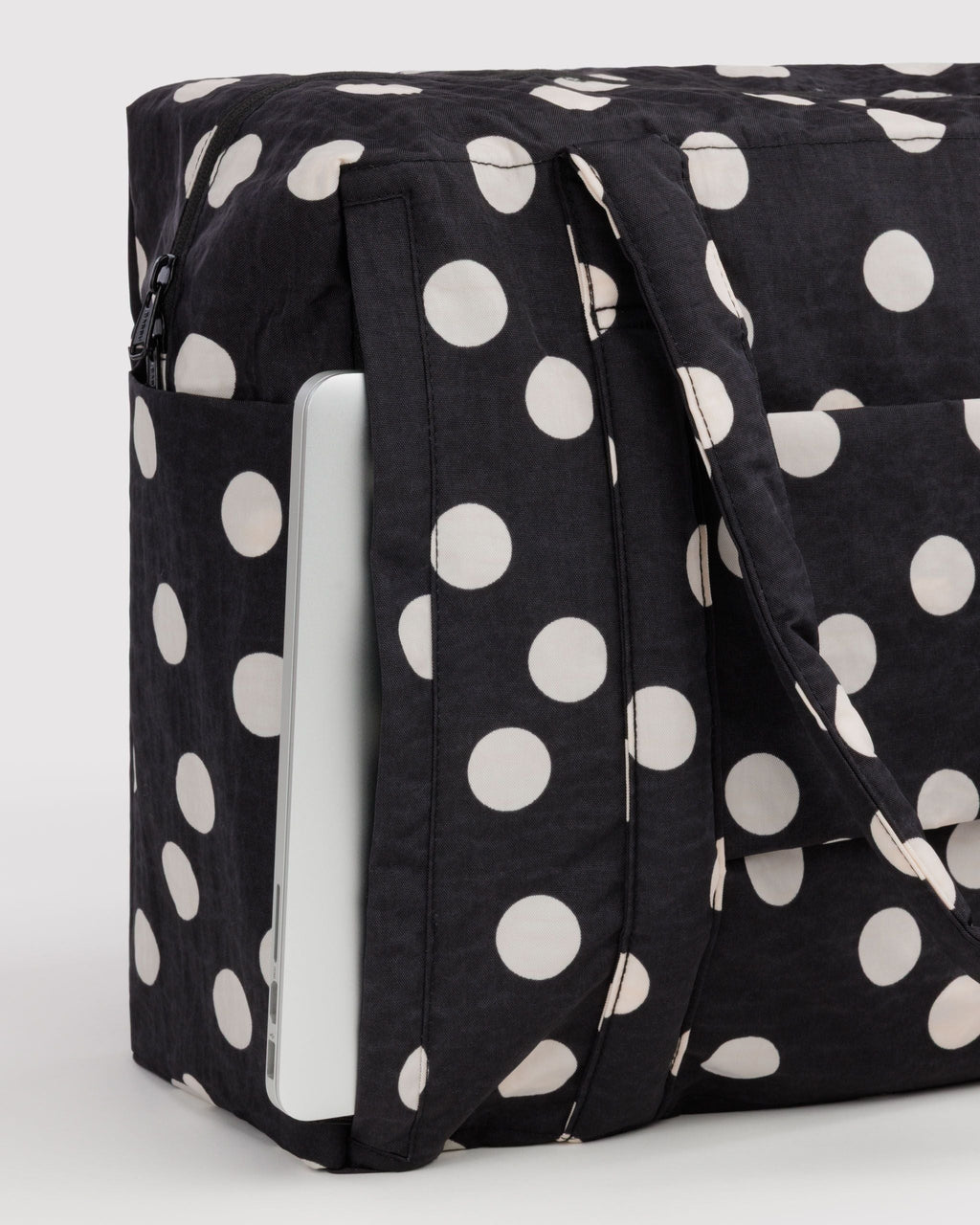 Cloud Carry-on - Black and Cream Polka Dot