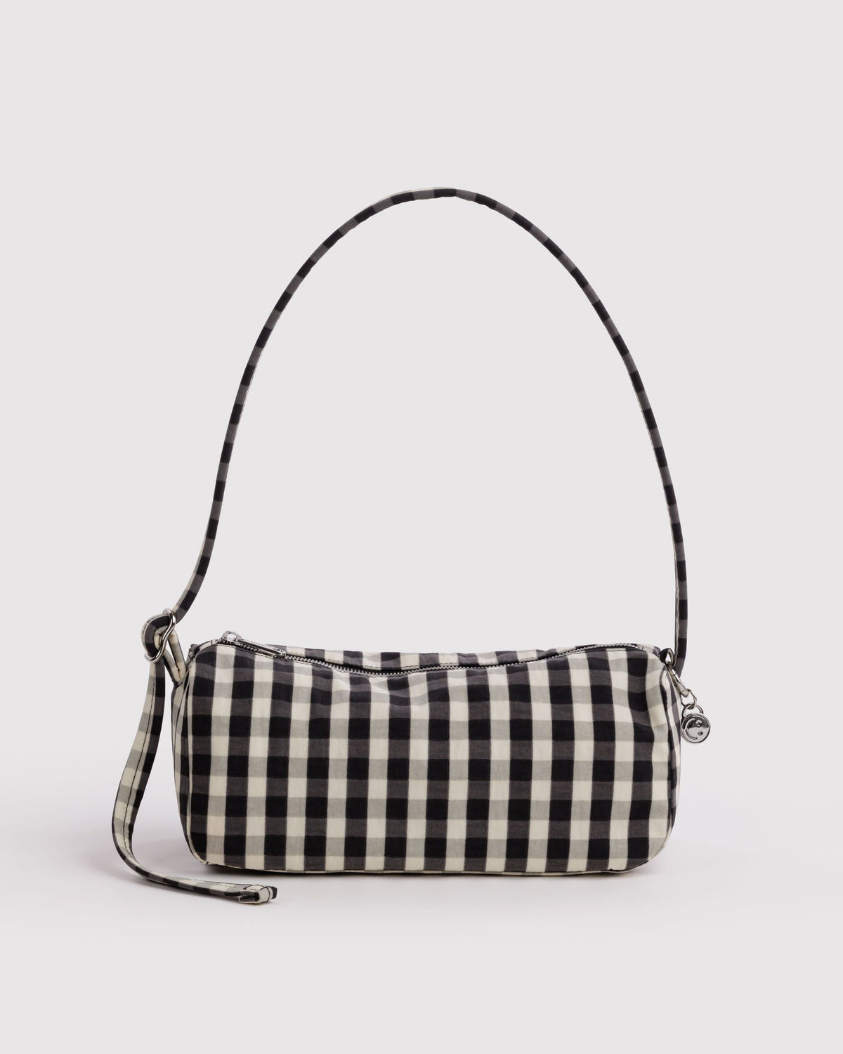 Nylon Loaf Bag - Black and Cream Gingham