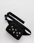 Fanny Pack - Black Ditsy Floral