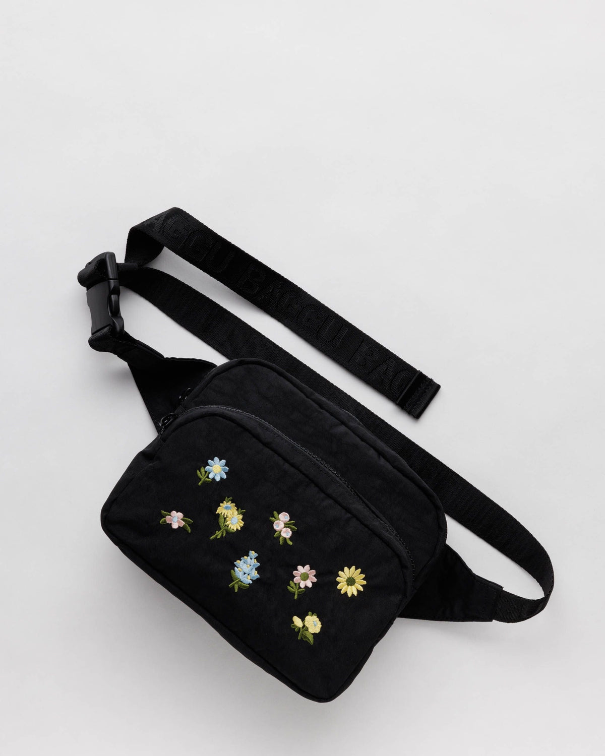 Fanny Pack - Black Ditsy Floral