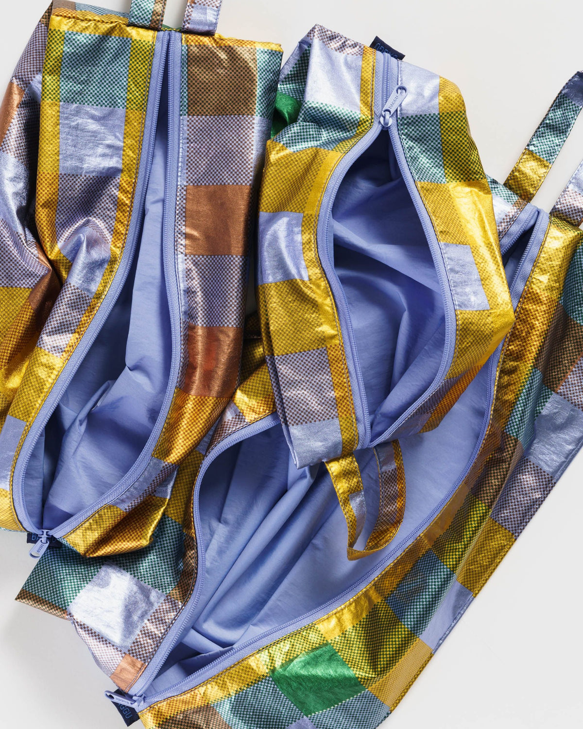 3D Zip Set - Madras Metallic