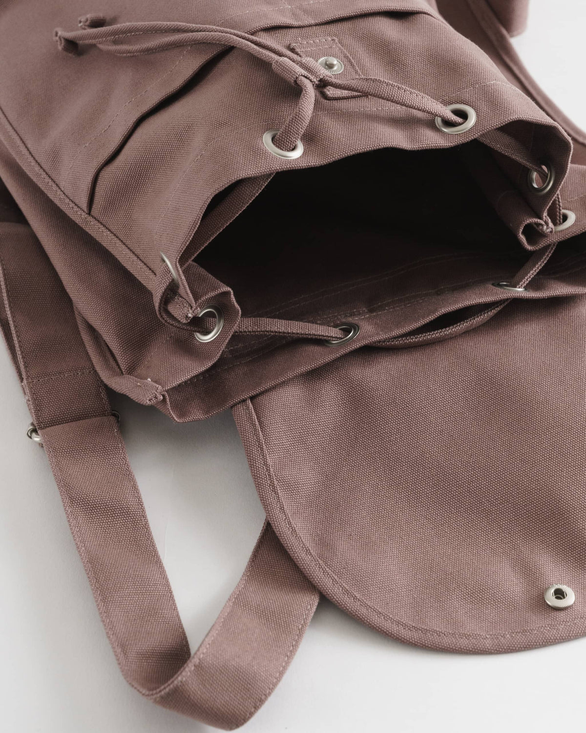 Drawstring Backpack - Peppercorn
