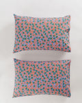 Pillow Case Set of 2 - Red Calico Floral
