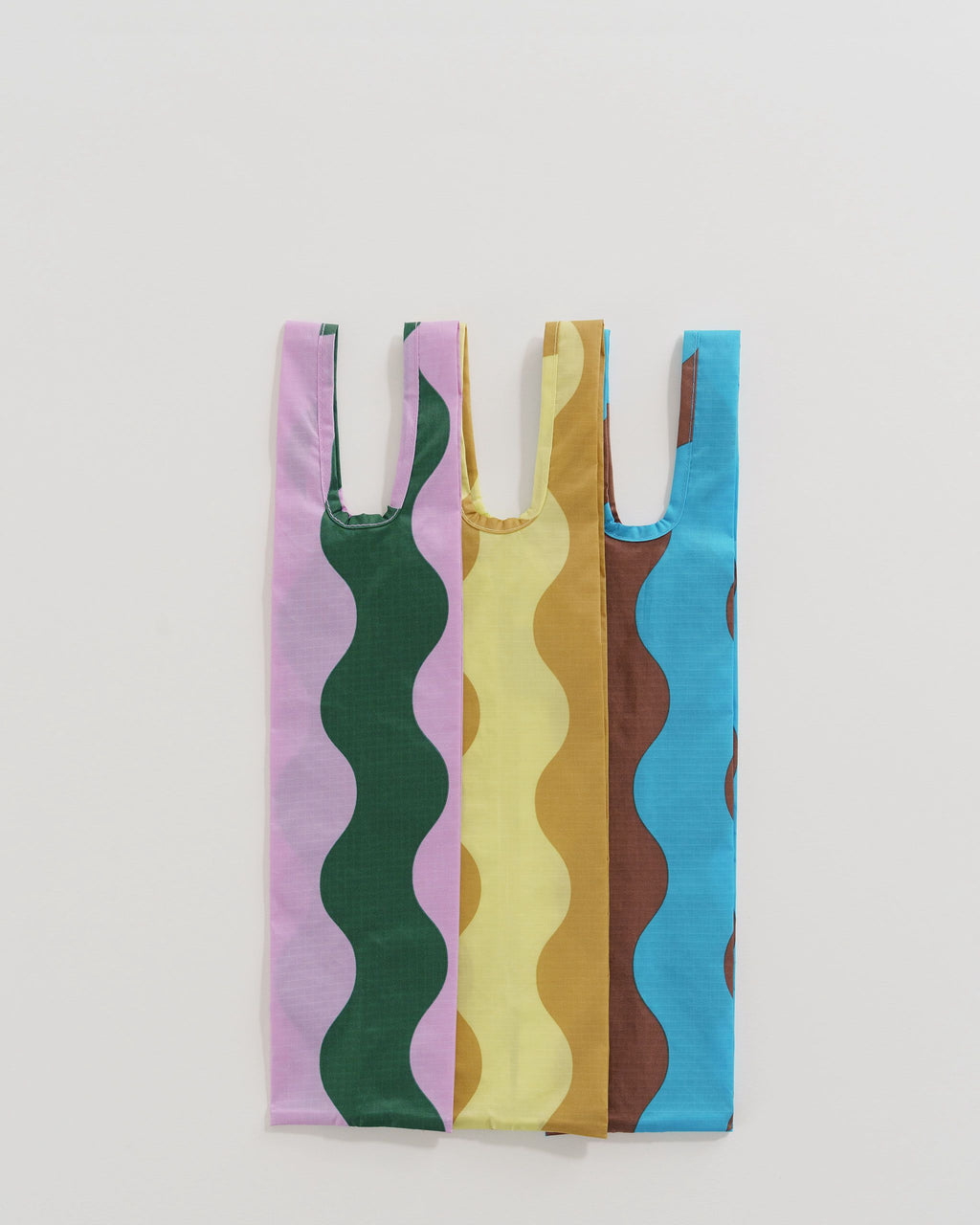 Wine Baggu Set of 3 - Wavy Stripes