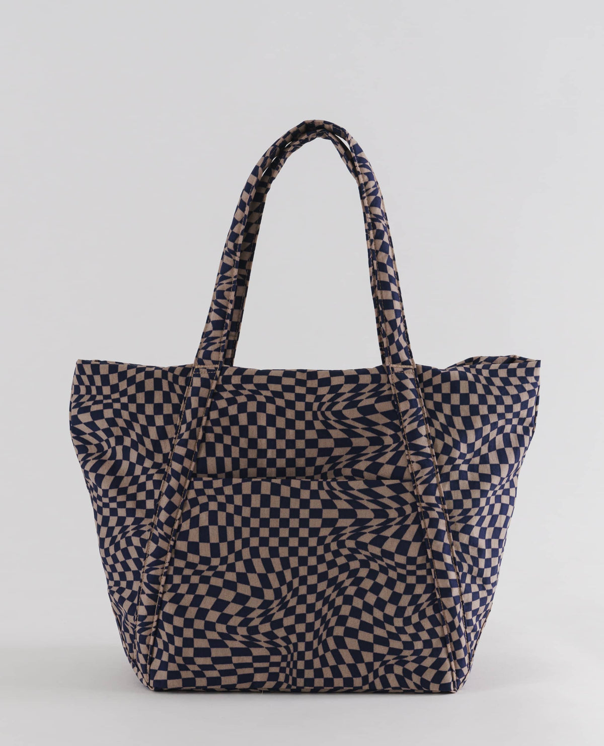 Cloud Bag - Indigo Trippy Checker