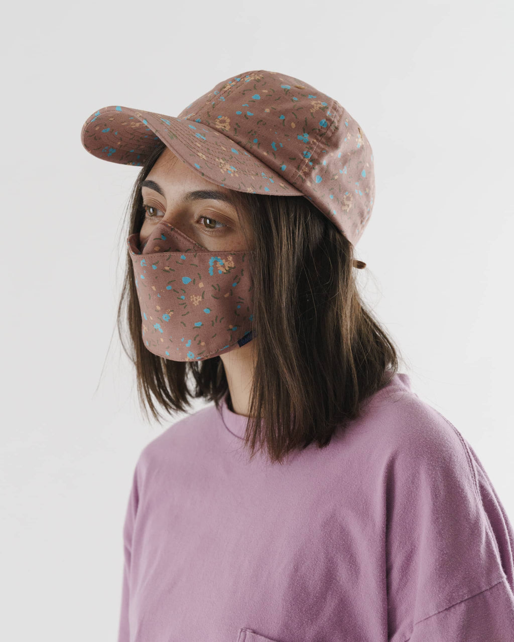 Baseball Cap - Fawn Calico Floral