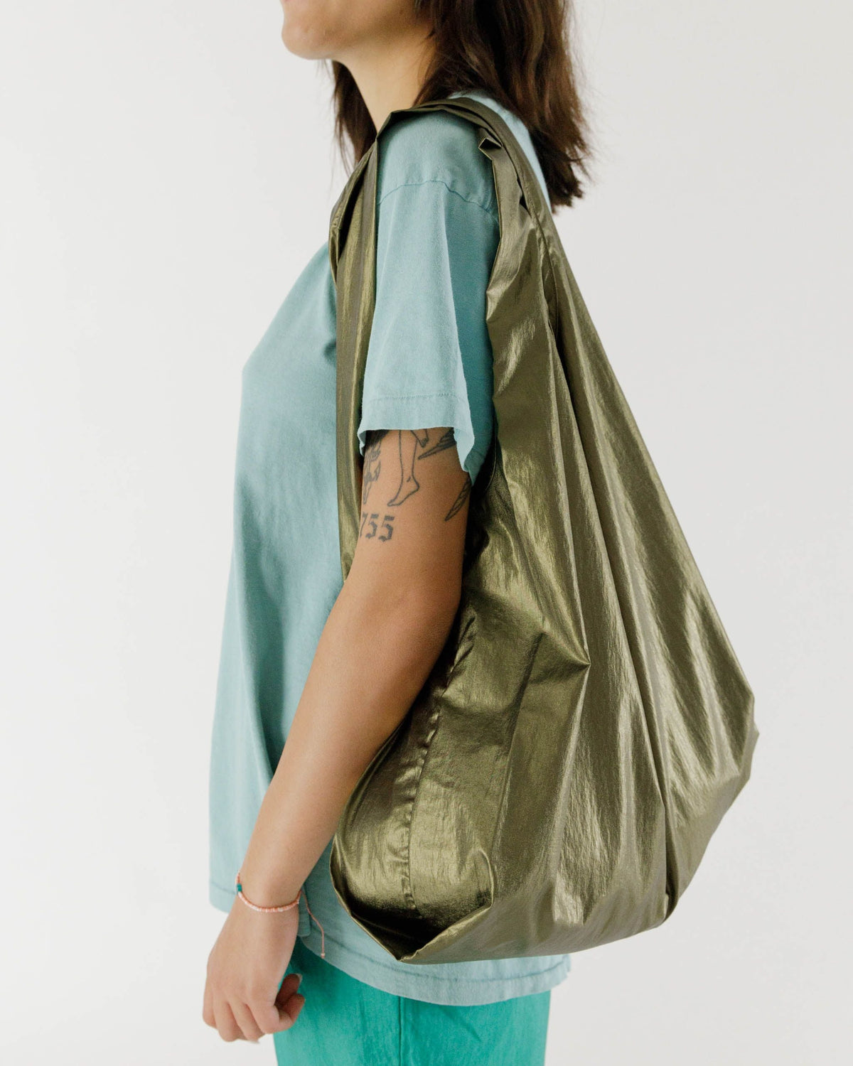 Standard Baggu - Brass Metallic