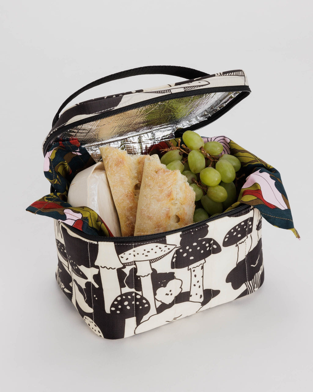 Puffy Lunch Bag - Mushrooms