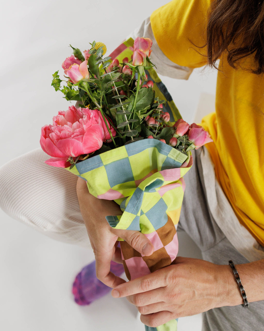 Reusable Cloth Set - Checks-on-Checks