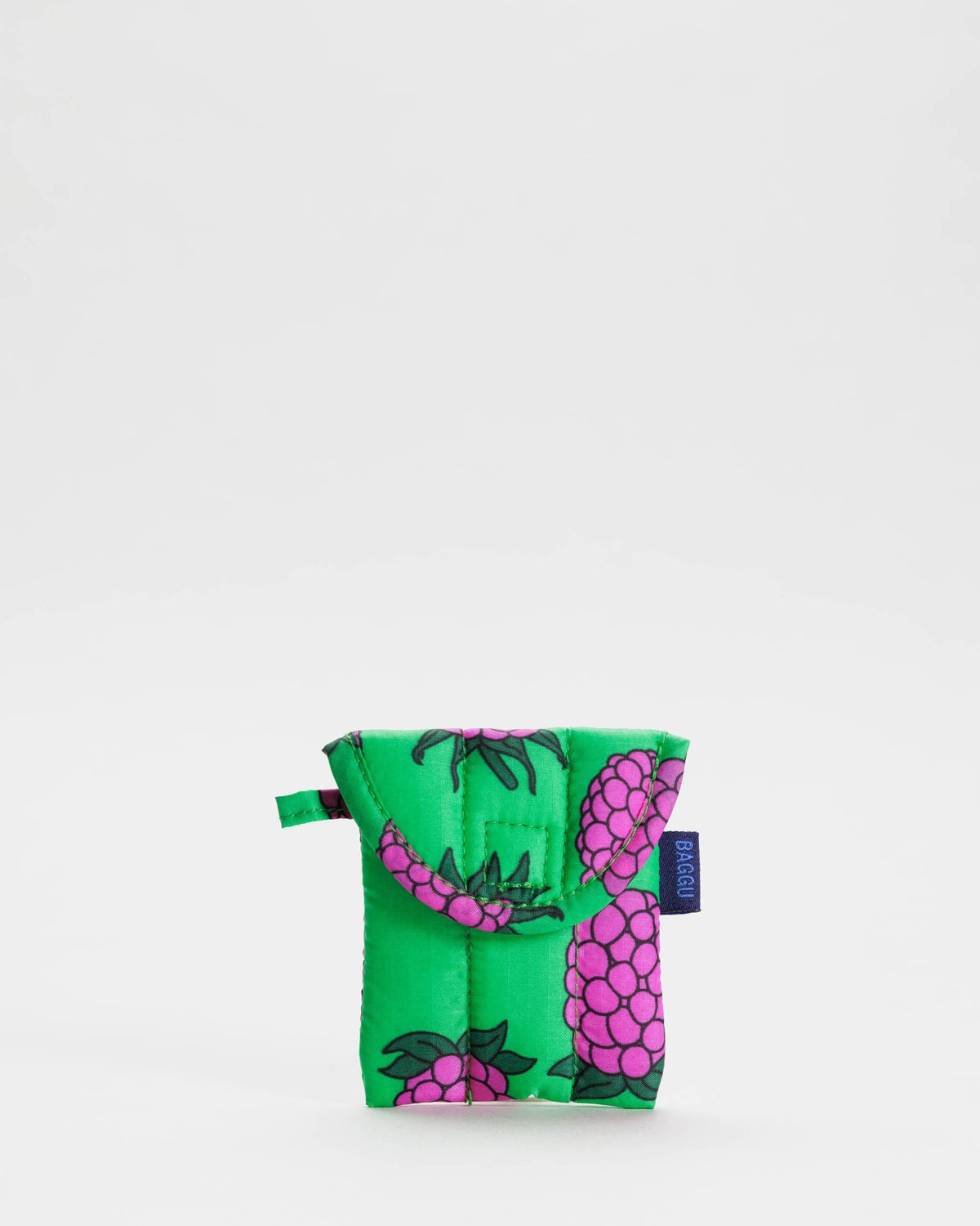 Puffy Earbuds Case - Green Raspberry