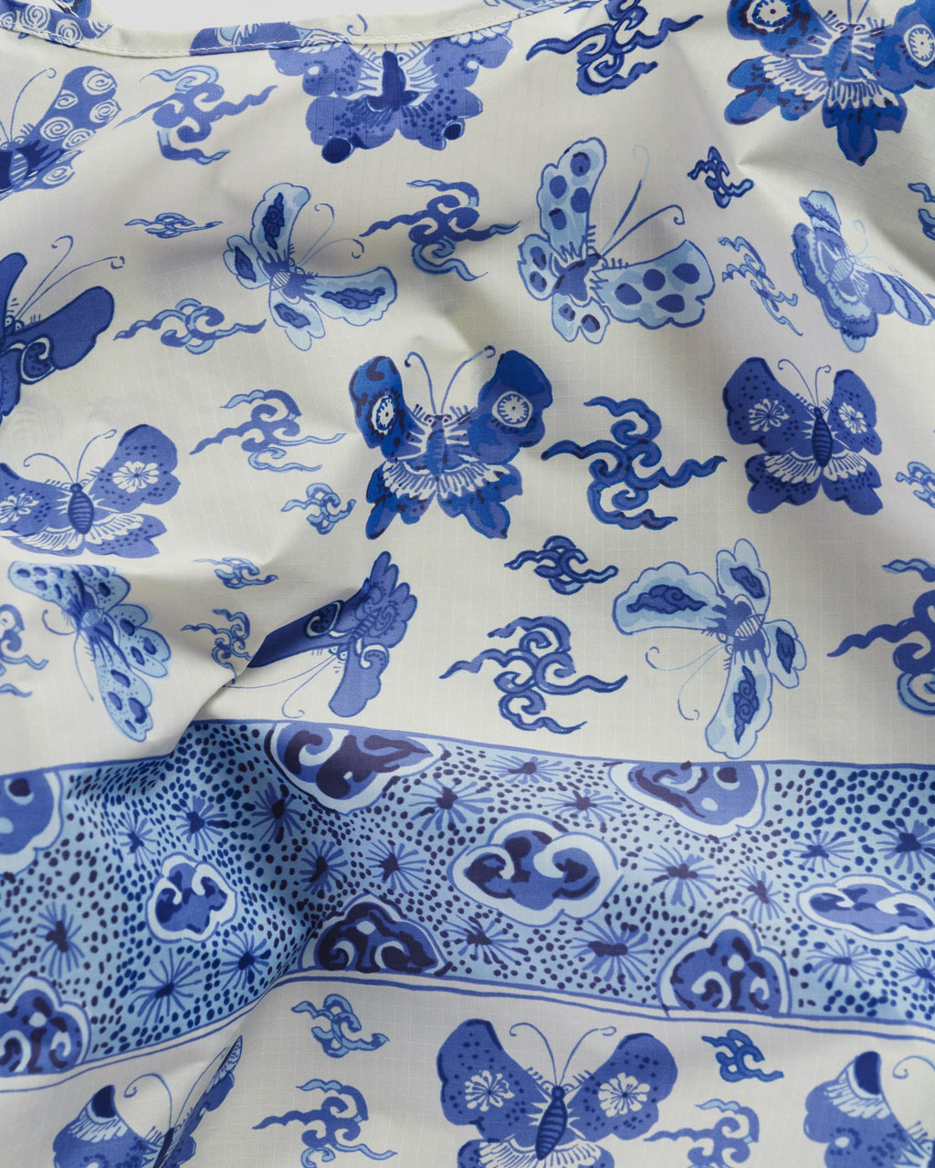 Standard Baggu - Blue & White Butterfly Vase