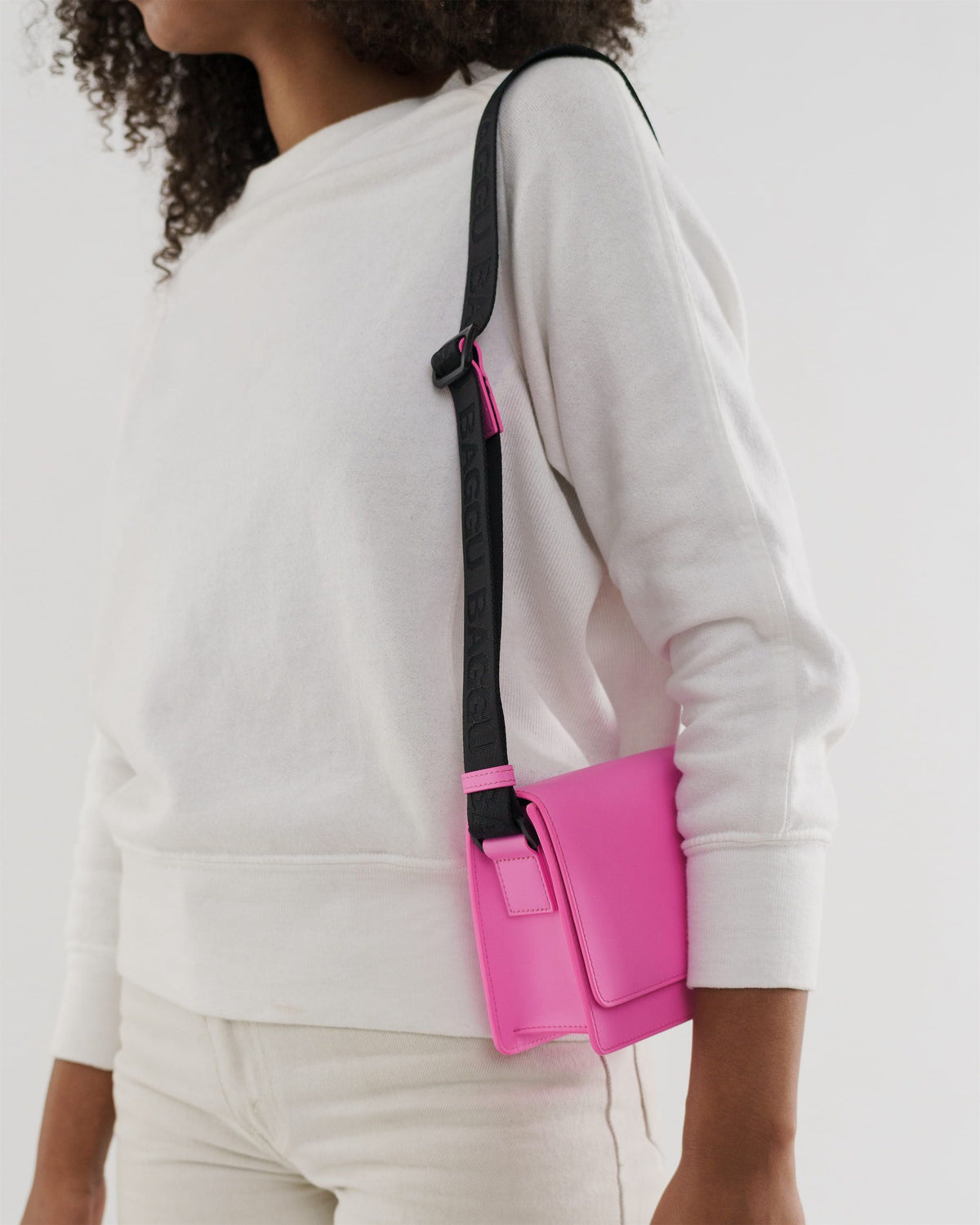 Small Block Purse - Bright Pink