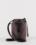 Mini Nylon Bucket Bag - Peppercorn