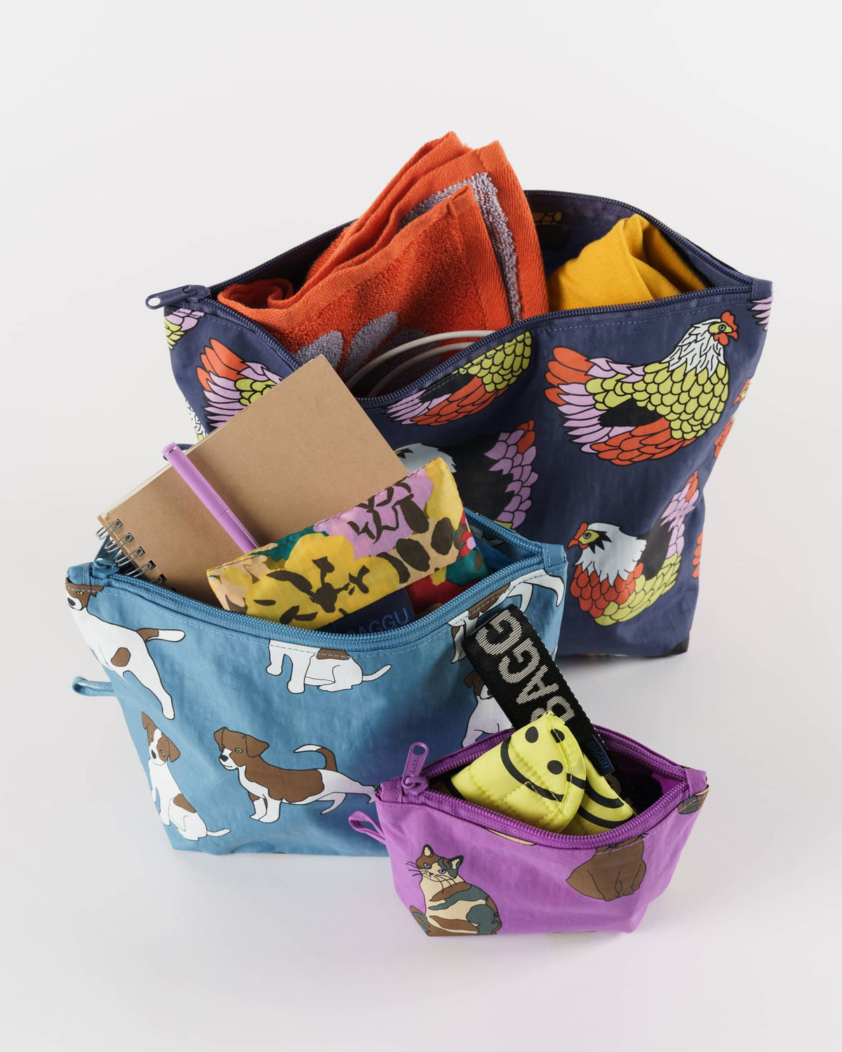 Go Pouch Set - Garden Pets