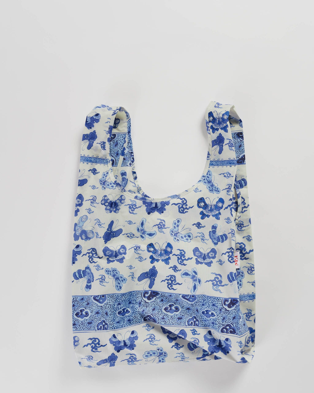 Standard Baggu - Blue & White Butterfly Vase